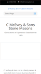 Mobile Screenshot of cmcevoyandsons.ie